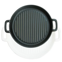 바람 체리쉬 핸들접시 2p 세트, 1세트, 블랙접시 S + 화이트접시 L, 화이트,블랙