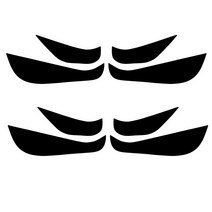 카이만 차량용 프리미엄 블랙 카본 도어커버, 현대자동차, 코나