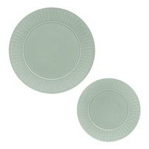 젠한국 포레스트 접시 셀라돈 2p 세트, 1세트, 접시 22cm + 28cm