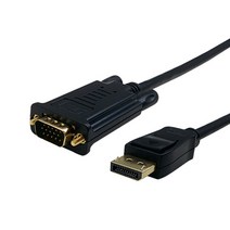 랜스타 신호변환기 디스플레이 to VGA 컨버터 케이블, LS-DP15-5M