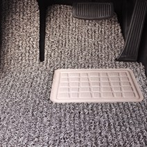 라임 코일 카매트 확장형 베이지 + 브라운, 기아, 스포티지R2/더뉴스포티지R 2013년 1월~2015년 9월 (3p)