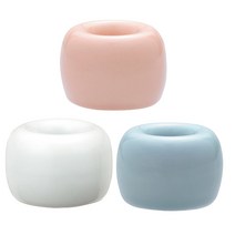 블럭마트 도자기 칫솔꽂이, 랜덤 발송, 3개입