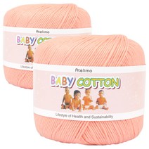 베이비코튼 뜨개실 2p, 25 누디