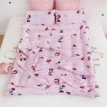 보떼하우스 디즈니 인견 통통패드 24온스 낮잠이불세트 사계절베갯솜 포함, 미니