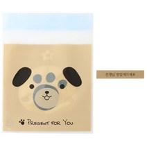 황씨네도시락 접착 애니멀 봉투 강아지 30p + 크라 띠지 스티커 선생님 맛있게 드세요 30p, 1세트