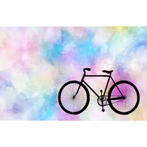 유브이디에스 아트보드 주방시트지 자전거, 1개