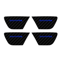 엑스원 LED 카본스타일 도어캐치 블루, 싼타페DM/더 프라임