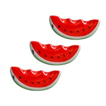 앤티스 주방용품 세라믹 젓가락 거치대, 수박, 3개입