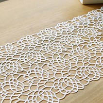 해피툴 라인로즈 레이스 러너매트, L(270 x 20.5 cm)