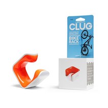 HORNIT CLUG 자전거 거치대 MTB용, 오렌지 + 화이트