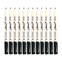 자바펜 파워 유성펜 12p, 검정, 1개입