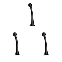 앤티스 차량용 3D 외부 장식, 뿔 블랙, 3개입