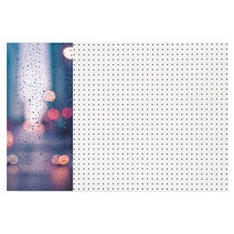 앤비커머스 비오는밤B 인테리어 타공판 좌WHITE, 1개