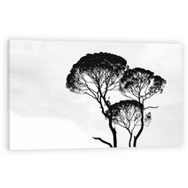 UVDS 주방아트보드 검은 수묵화, 1개