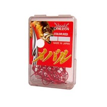 챌리온 메바루 볼락 낚시 바늘 레드 CBOX, 58개입