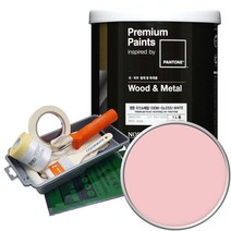 팬톤 우드앤메탈 페인트 반광 1L 세트, 13-2005 Strawberry Cream
