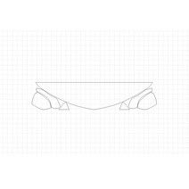 헥시스 쉐보레 카마로 SS 2018 PVC재질 HFM STRAIGHT PPF보호필름, 1개