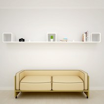 큐빅스 2 벽선반, Kong4(화이트)