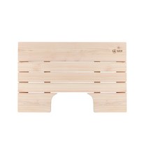 안스하우스 휴 플러스 편백나무 히노끼 원목발판 홈형 650 x 420 mm, 혼합 색상, 1개
