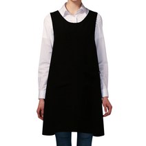헤어베스트 소프트 앞치마 HBCH382, 블랙, 1개