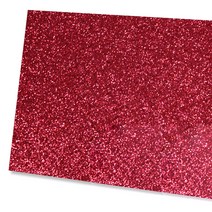 대원우드보드 글리터접착 우드락 03레드 230 x 310 mm, 1mm, 50개입