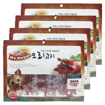 마이도기 프리미엄 강아지간식 400g, 오리꽈배기맛, 4개