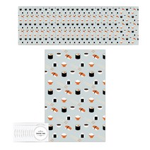삼육오데이 디자인 페이퍼 기프트백 20p + 스티커 20p 세트, 초밥, 1세트