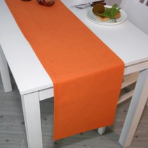 나산데코 테이블러너, 캐롯오렌지 261-15, 6인용(220 x 30 cm)