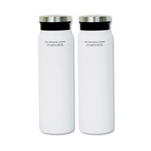 푸코 매트 보텀 스텐텀블러 2p, 화이트, 750ml