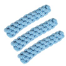 딩동펫 반려견 대형 꽈배기실타래 장난감, 블루, 3개입