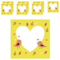 디자인매드 떡메모지 굿모닝 85 x 85 mm 100p, 02 머스타드, 8개입