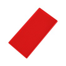 블럭마트 주방 드라잉매트 식기 컵 건조매트, 레드