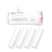 샤워플러스 점보 샤워기용 연수기 SF150N + 점보 녹물제거필터 알뜰형 4p, 1세트