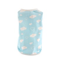 도그아이 강아지옷 구름 티셔츠, 블루