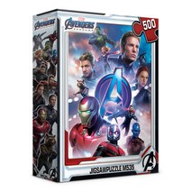 퍼즐라이프 마블 어벤져스 엔드게임 직소퍼즐 M535, 500피스, 혼합 색상