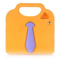 아리코 실리콘 셔츠넥타이 아이패드 케이스, 오렌지