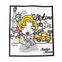 패션포인트 바이크족 DO 대형 자수와펜 뉴욕 마를린먼로 223 x 255 mm, 혼합 색상, 1개