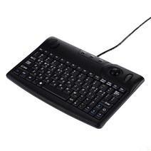 계림산업 키보드코리아 트랙볼 유선 미니키보드 RBK-307UT, 혼합색상, 인체공학