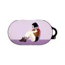 바니몽 틸다 갤럭시 버즈 디자인케이스, 퍼플