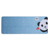 트리 와이드 롱 마우스패드 판다, 블루, 1개