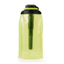 빛담 아웃도어 휴대용 정수 미니 필터 물병, 연두, 860ml