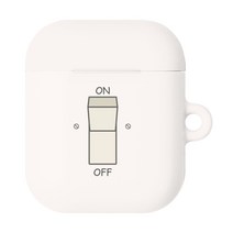 바니몽 에어팟 디자인 이어폰 케이스 온오프, 온아이보리