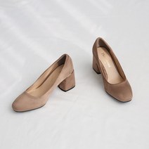 단골언니 여성용 금장볼드굽 펌프스 듀엘 7cm