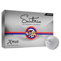 넥센 2020 세인트나인 X 플러스 골프공 3피스 42.67mm 6p, 화이트(랜덤 발송), 1세트