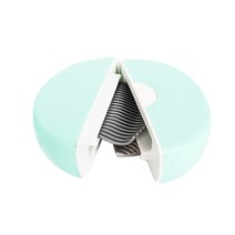 딩동펫 반려동물 2in1 동그라미 미니브러쉬 9 x 9.5 cm, 민트, 1개
