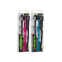 메가스마일 블랙 칫솔 소프트 랜덤 발송, 2개입, 2세트