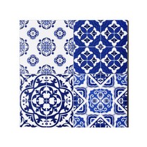 체리하우스 아다마알마 스페니쉬 타일 디자인 사각 코스터컵받침, 모닝A