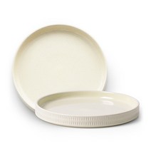 프렐류드 마틴 접시 21cm 아이보리, 2개, 단품