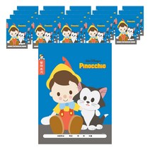 디즈니 캐릭터 피노키오 받아쓰기 노트, 혼합 색상, 20개