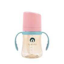 릴팡 티어제로 슈퍼소프트 양손 PPSU 빨대컵 200ml, 샤인핑크